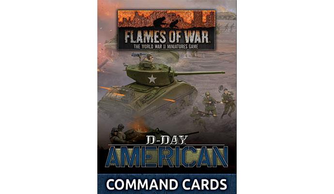 D-Day American Command Cards Starter Set FLAMES OF WAR    | Red Claw Gaming