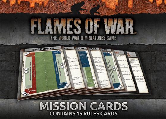 Flames of War Mission Cards Starter Set FLAMES OF WAR    | Red Claw Gaming
