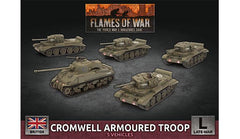 Cromwell Armoured Troop (x5 Plastic) British FLAMES OF WAR    | Red Claw Gaming