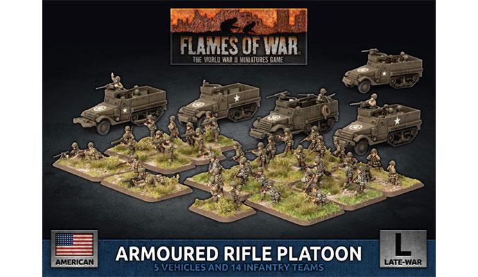 Armoured Rifle Platoon American FLAMES OF WAR    | Red Claw Gaming
