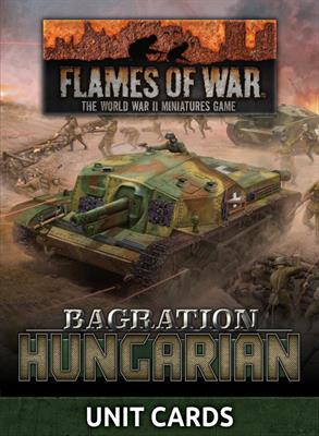 Bagration Hungarian Unit Cards Starter Set FLAMES OF WAR    | Red Claw Gaming