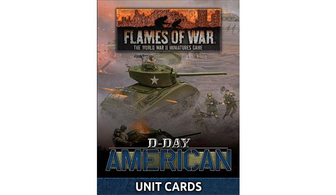 D-Day American Unit Cards Unit Cards FLAMES OF WAR    | Red Claw Gaming