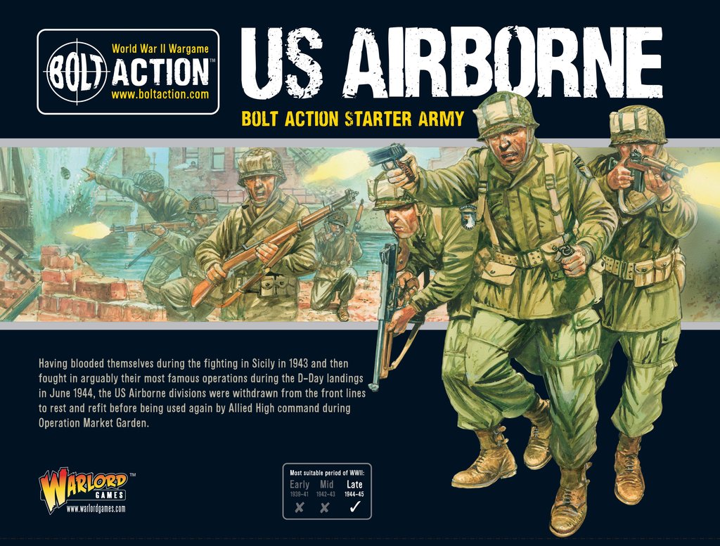 US Airborne Starter Army American Warlord Games    | Red Claw Gaming