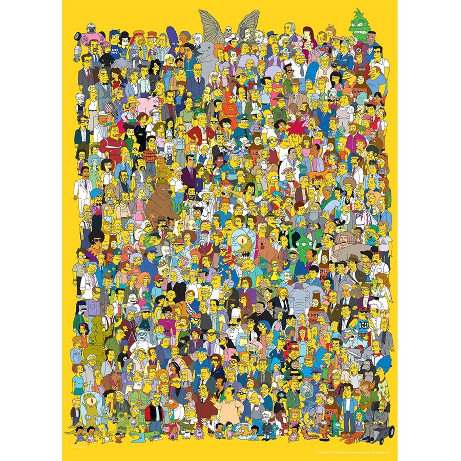 The Simpsons 1000 Piece Puzzle Cool Things Red Claw Gaming    | Red Claw Gaming