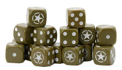 Allied Star D6 Dice Accessories Warlord Games    | Red Claw Gaming