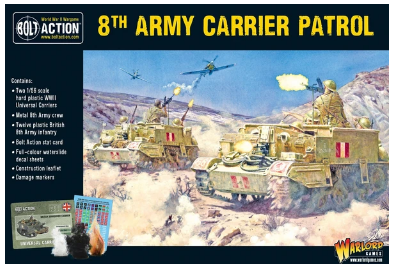 8th Army Carrier Patrol British Warlord Games    | Red Claw Gaming