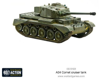 A34 Comet heavy tank British Warlord Games    | Red Claw Gaming