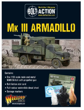 Armadillo Mk III Improvised Vehicle British Warlord Games    | Red Claw Gaming