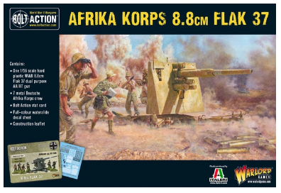 Afrika Korps 8.8cm Flak 37 Germany Warlord Games    | Red Claw Gaming