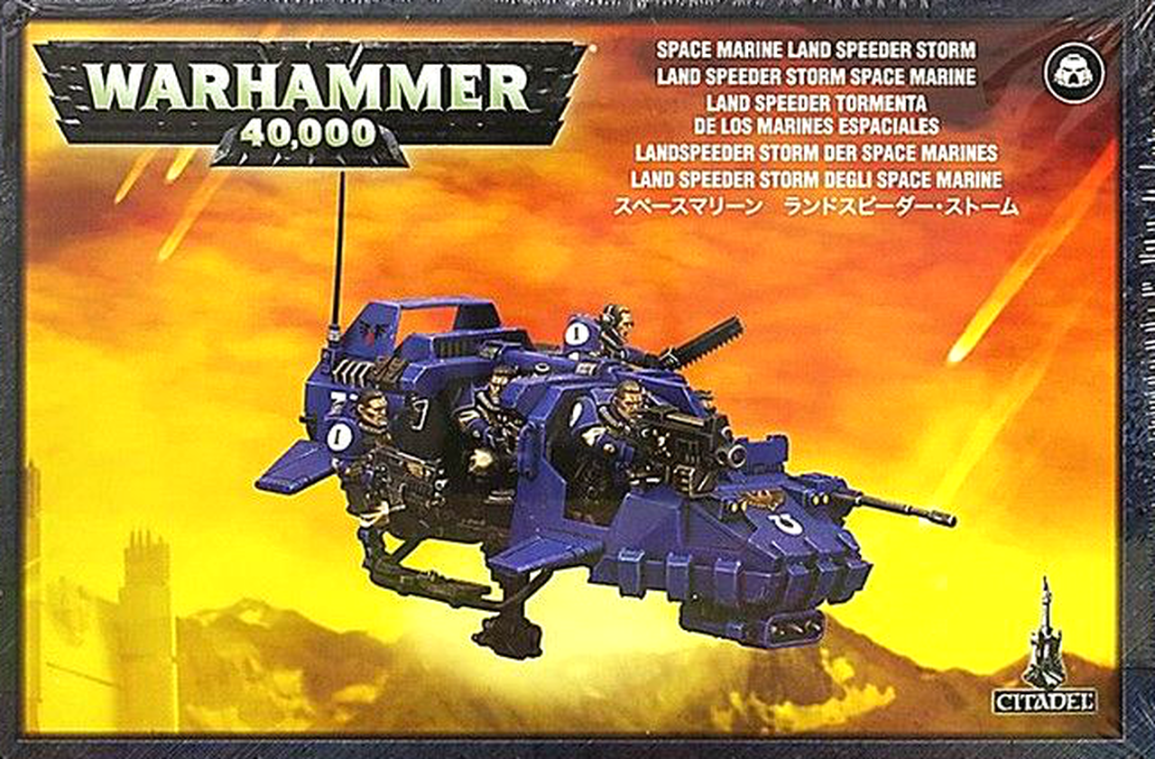 SPACE MARINES LAND SPEEDER STORM Space Marines Games Workshop | Red Claw Gaming