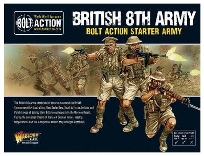 8th Army Starter Army British Warlord Games    | Red Claw Gaming