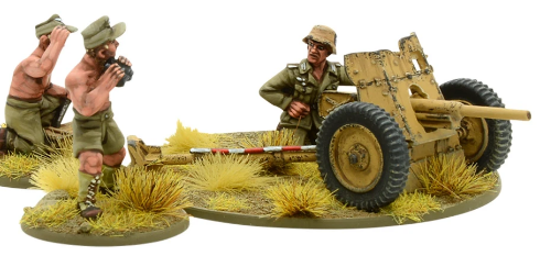 Afrika Korps Pak 36 Light Anti-tank Gun Germany Afrika Korps Warlord Games    | Red Claw Gaming