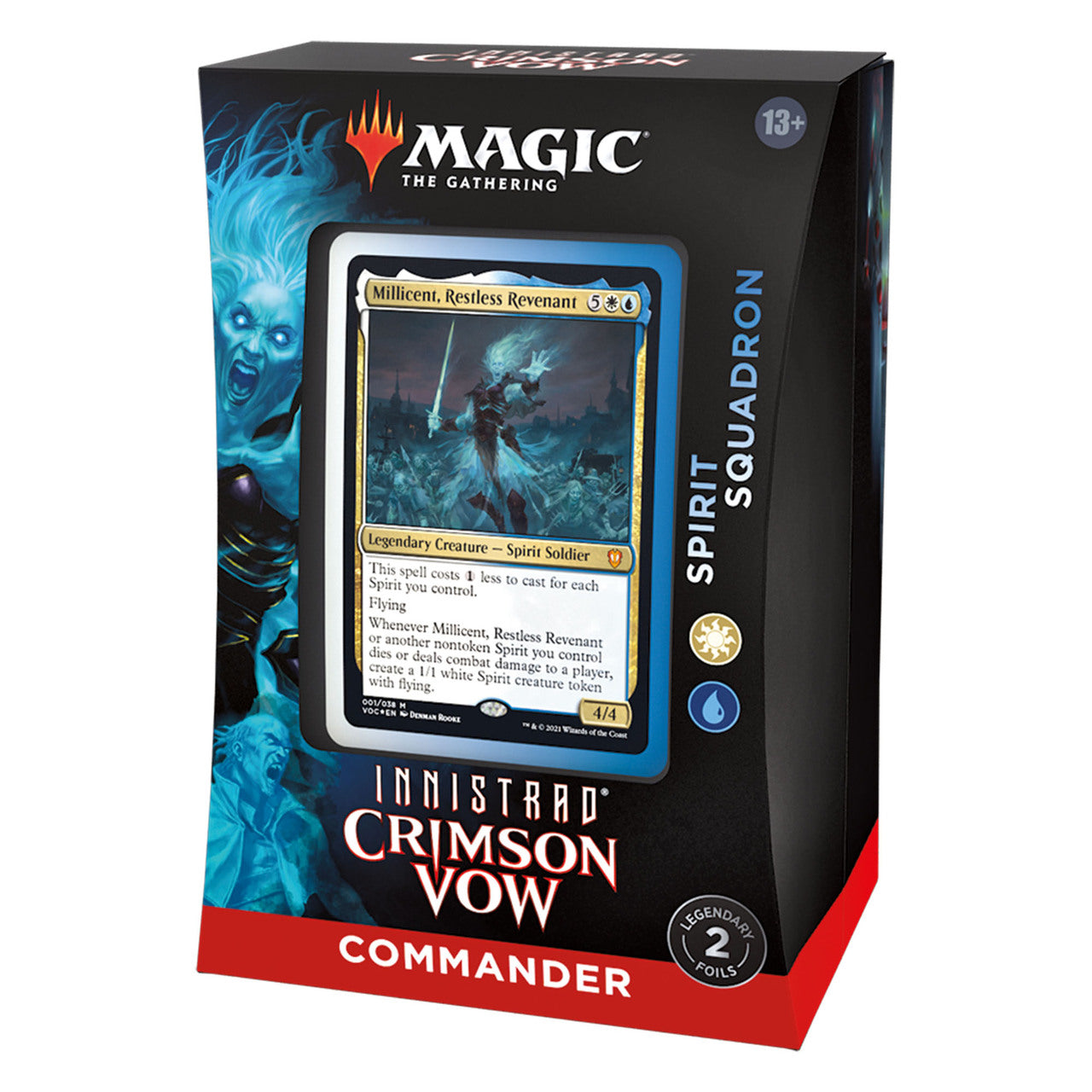 MTG Crimson Vow Commander Deck - Spirit Squadron Sealed Magic the Gathering Wizards of the Coast    | Red Claw Gaming