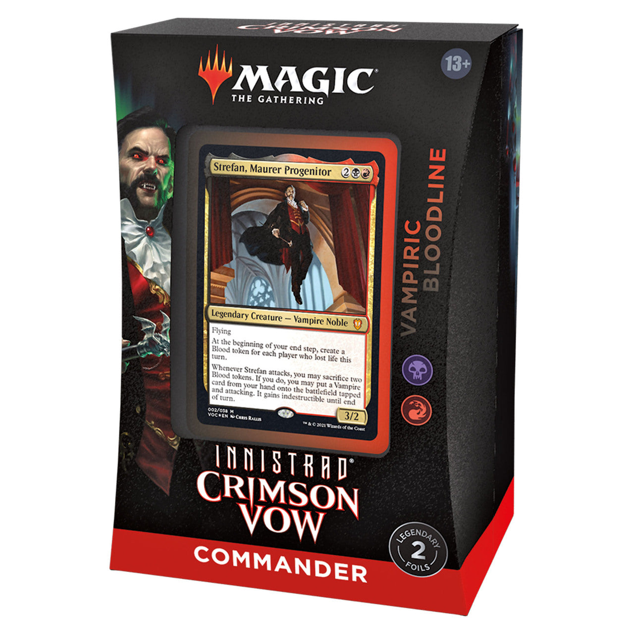 MTG Crimson Vow Commander Deck - Vampiric Bloodline Sealed Magic the Gathering Wizards of the Coast    | Red Claw Gaming