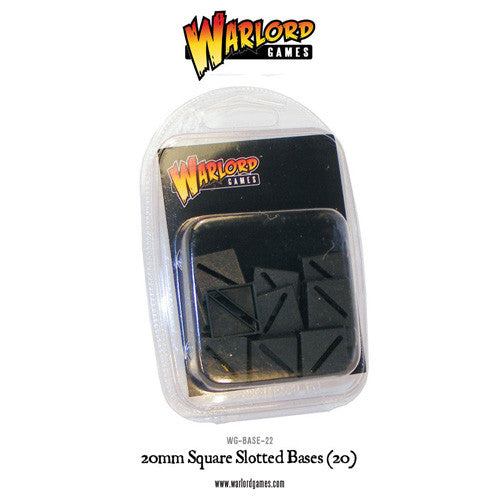Warlord Games Square Slotted Bases 20mm Minatures Warlord Games    | Red Claw Gaming