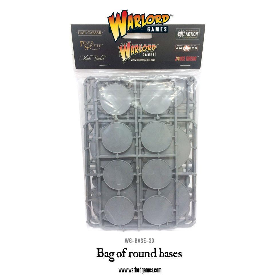 Bag of 25mm Round Bases Accessories Warlord Games    | Red Claw Gaming