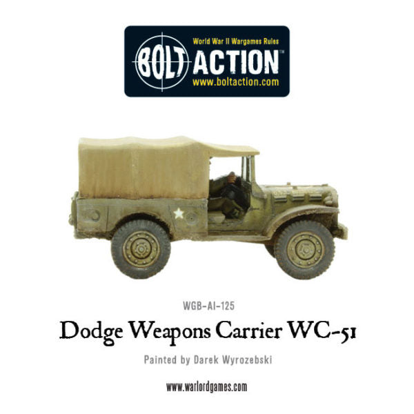 Dodge Weapons Carrier WC-51 American Warlord Games    | Red Claw Gaming