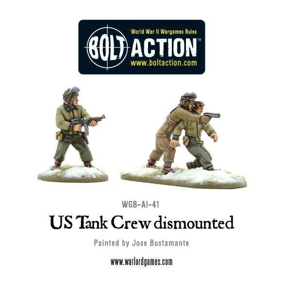 US Tank Crew dismounted American Warlord Games    | Red Claw Gaming
