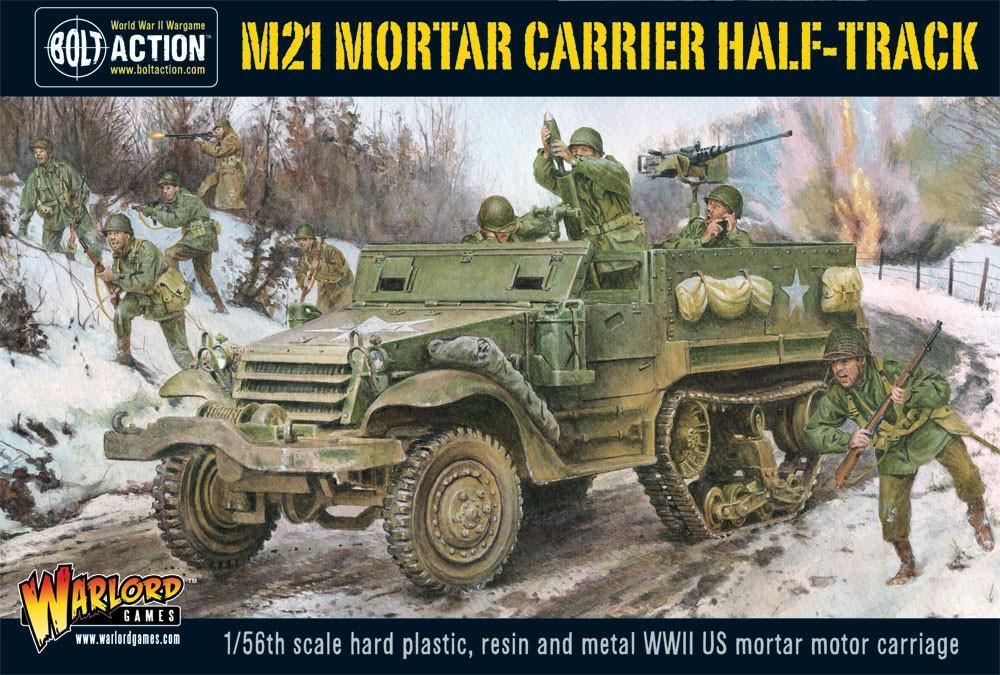 M21 mortar carrier half-track American Warlord Games    | Red Claw Gaming