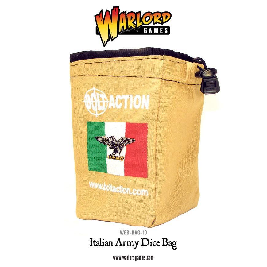 Italian Army Dice Bag Accessories Warlord Games    | Red Claw Gaming
