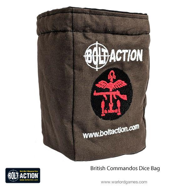 British Commandos Dice Bag Accessories Warlord Games    | Red Claw Gaming