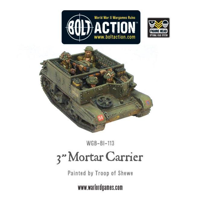 British 3" Mortar Carrier British Warlord Games    | Red Claw Gaming