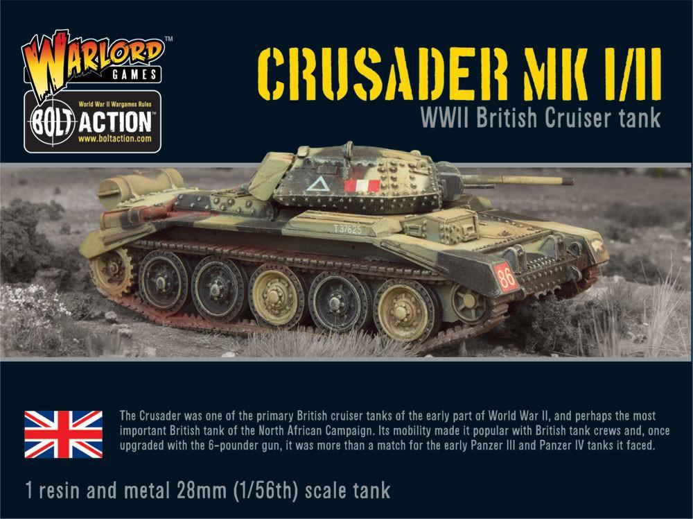 Crusader Tank British Warlord Games    | Red Claw Gaming