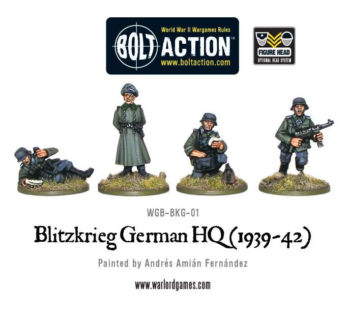 Blitzkrieg German HQ (1939-42) (Revised) Germany Warlord Games    | Red Claw Gaming