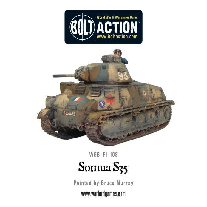 Somua S35 French Warlord Games    | Red Claw Gaming