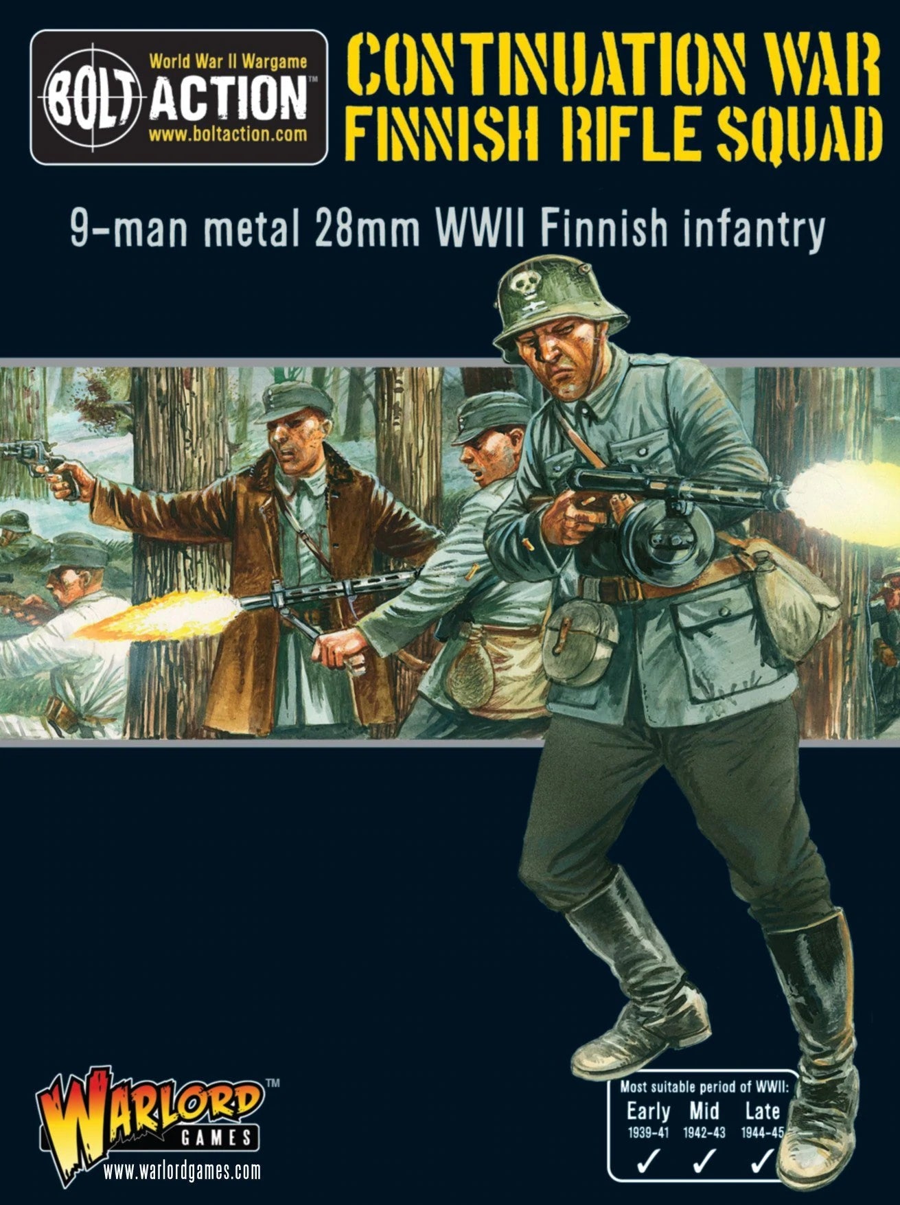 Finnish Rifle Squad (Infantry) Finnish Warlord Games    | Red Claw Gaming
