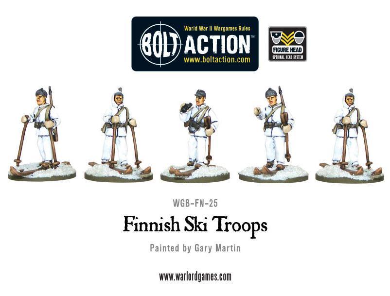 Finnish Ski Troops Finnish Warlord Games    | Red Claw Gaming