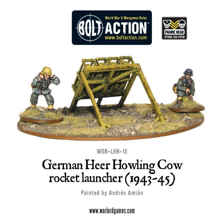 German Heer Howling Cow Rocket Launcher Germany Warlord Games    | Red Claw Gaming