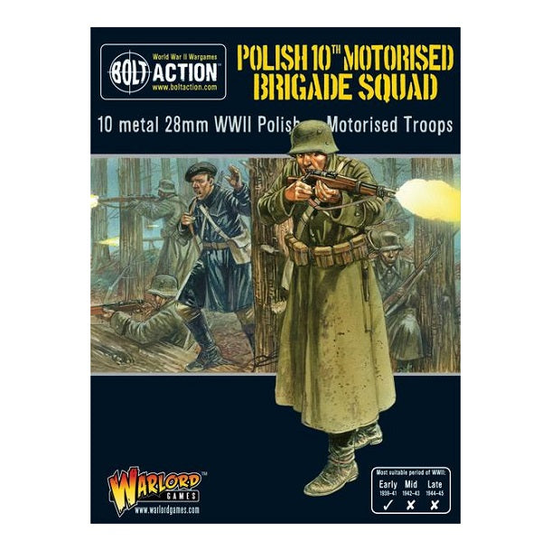 10th Motorised Brigade Squad Polish Warlord Games    | Red Claw Gaming