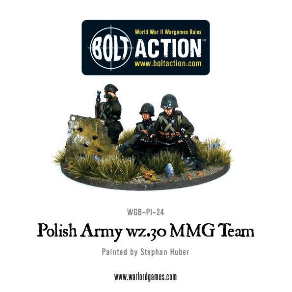 Polish Army wz.30 MMG team Polish Warlord Games    | Red Claw Gaming