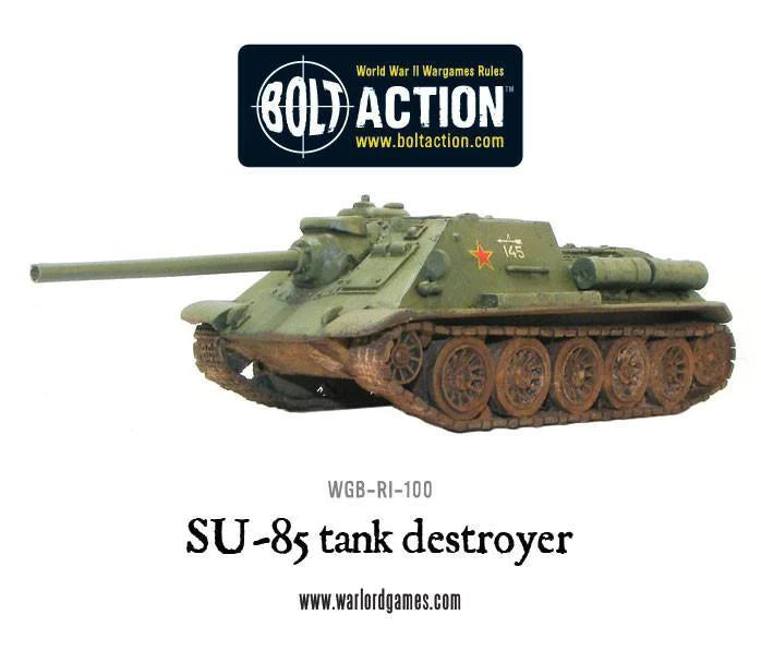 Soviet SU-85 Tank Hunter Polish Warlord Games    | Red Claw Gaming
