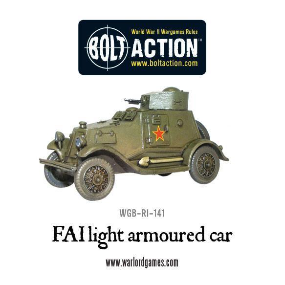 FAI Light Armoured Car Soviet Warlord Games    | Red Claw Gaming