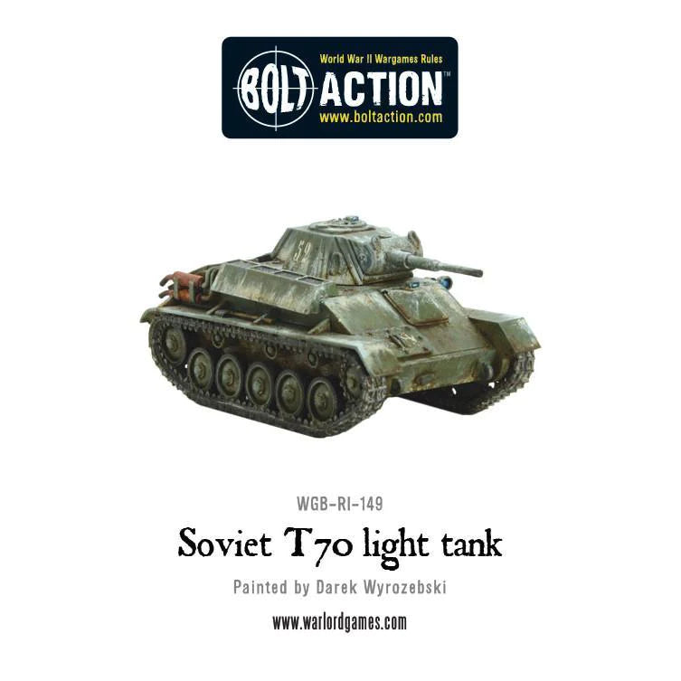 Soviet T70 Light Tank Polish Warlord Games    | Red Claw Gaming