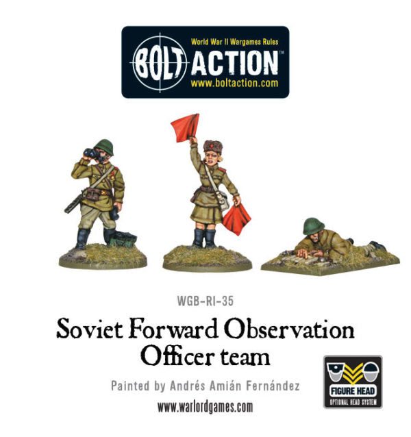 Soviet Forward Observer Officers (FOO) Soviet Warlord Games    | Red Claw Gaming
