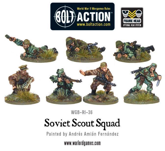 Soviet Army Scouts Soviet Warlord Games    | Red Claw Gaming