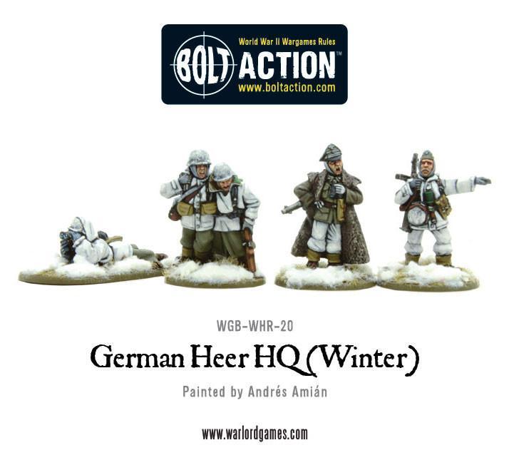 German Heer HQ (Winter) Germany Warlord Games    | Red Claw Gaming