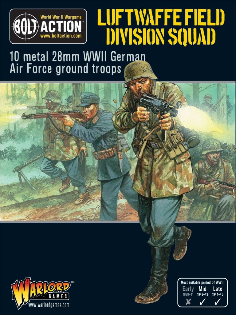 Luftwaffe Field Division Squad Germany Warlord Games    | Red Claw Gaming