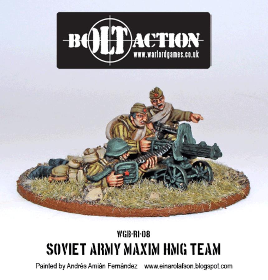 Soviet Maxim MMG Crew Soviet Warlord Games    | Red Claw Gaming