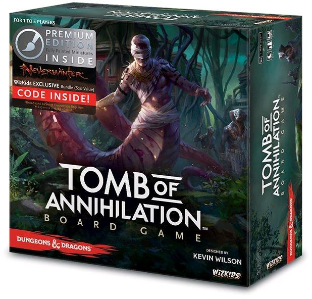 Dungeons & Dragons - Tomb of Annihilation Board Game Premium Edition Board Game Wizkids Games    | Red Claw Gaming