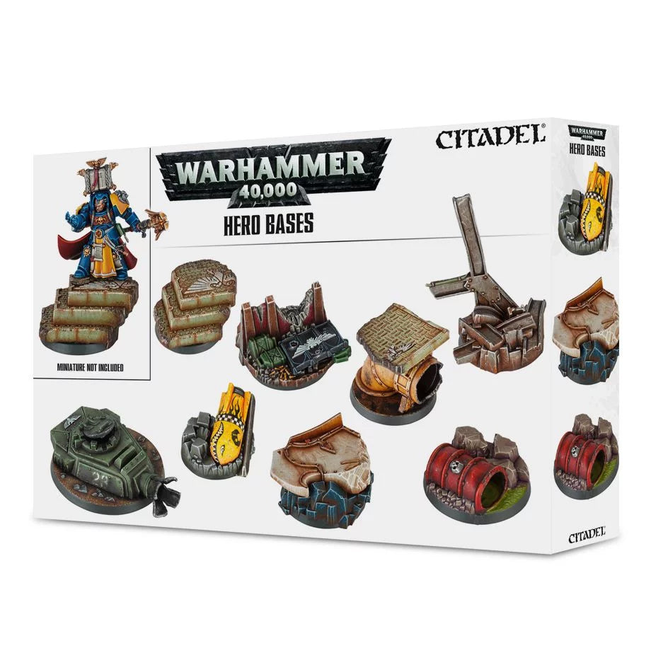 WARHAMMER 40000: HERO BASES Bases Games Workshop    | Red Claw Gaming