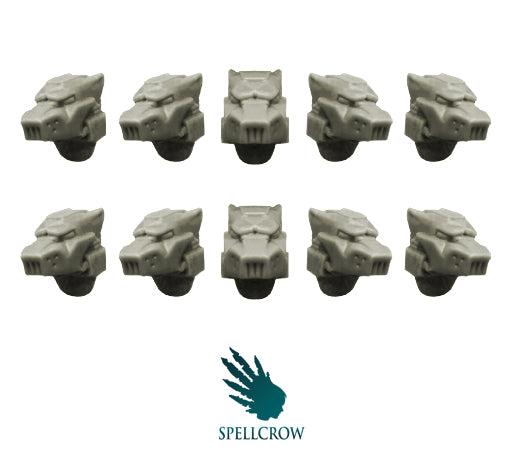 Wolves Helmets Minatures Spellcrow    | Red Claw Gaming