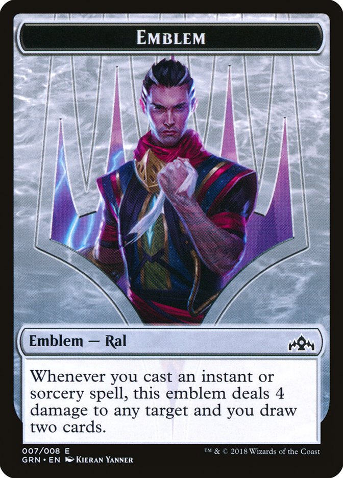 Ral, Izzet Viceroy Emblem [Guilds of Ravnica Tokens] MTG Single Magic: The Gathering    | Red Claw Gaming