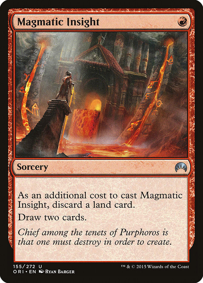 Magmatic Insight [Magic Origins] MTG Single Magic: The Gathering    | Red Claw Gaming