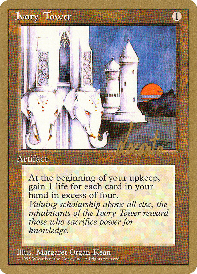 Ivory Tower (Michael Loconto) [Pro Tour Collector Set] MTG Single Magic: The Gathering    | Red Claw Gaming