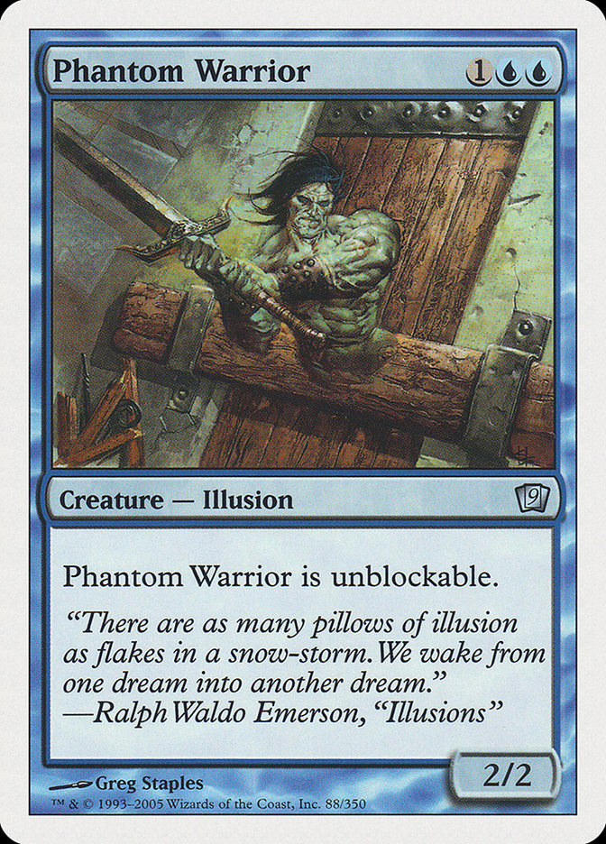 Phantom Warrior [Ninth Edition] MTG Single Magic: The Gathering    | Red Claw Gaming