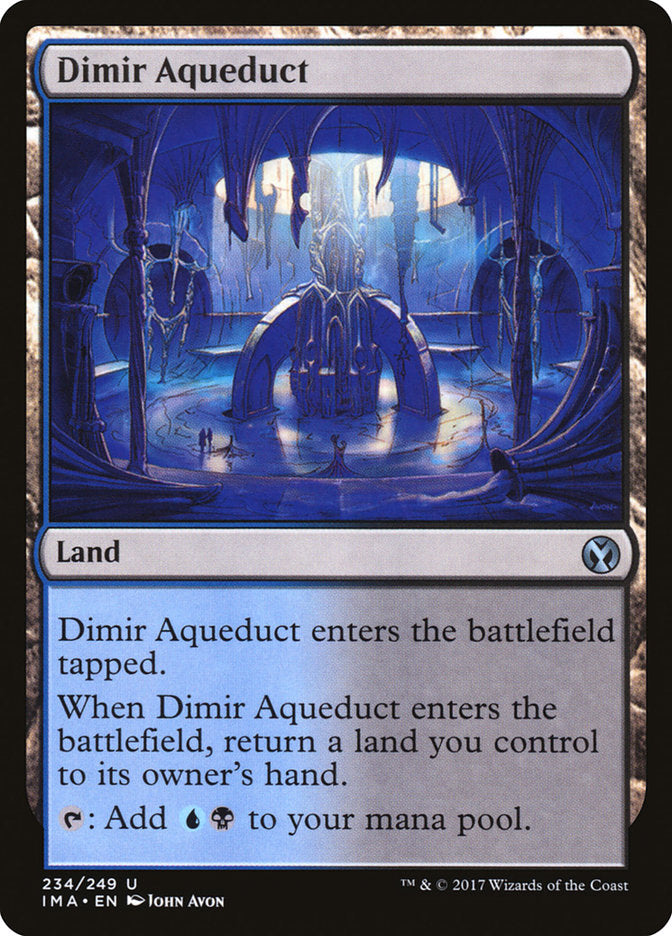 Dimir Aqueduct [Iconic Masters] MTG Single Magic: The Gathering    | Red Claw Gaming